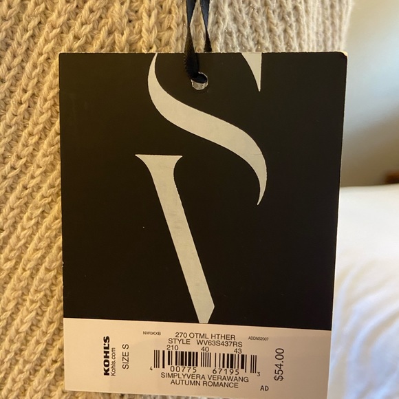 Simply Vera Wang Sweater Dress/tunic - Picture 5 of 6